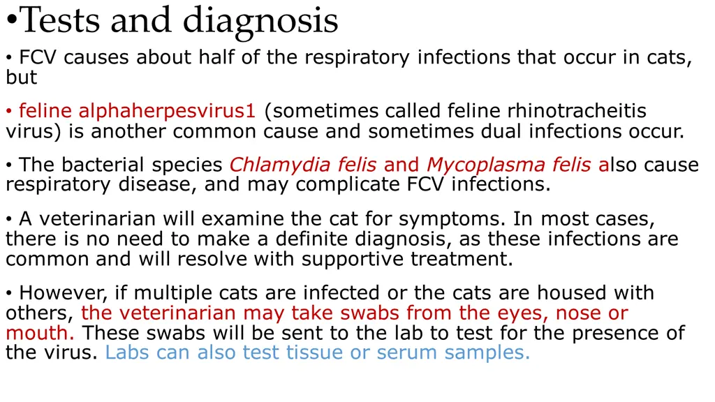 tests and diagnosis fcv causes about half