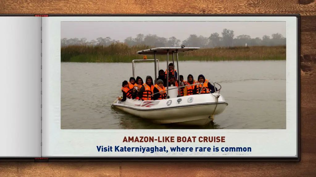 amazon like boat cruise visit katerniyaghat where