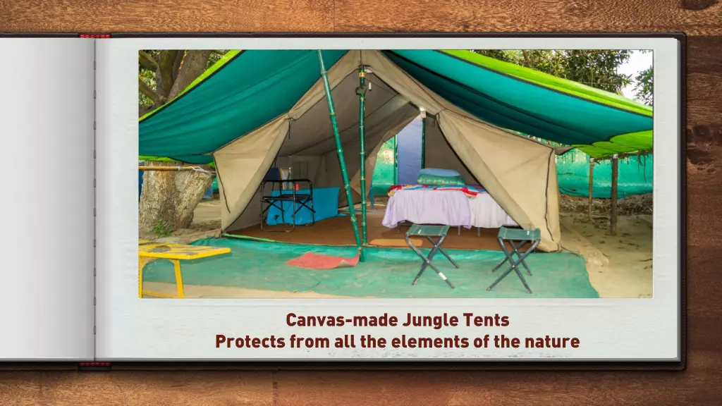 canvas made jungle tents protects from