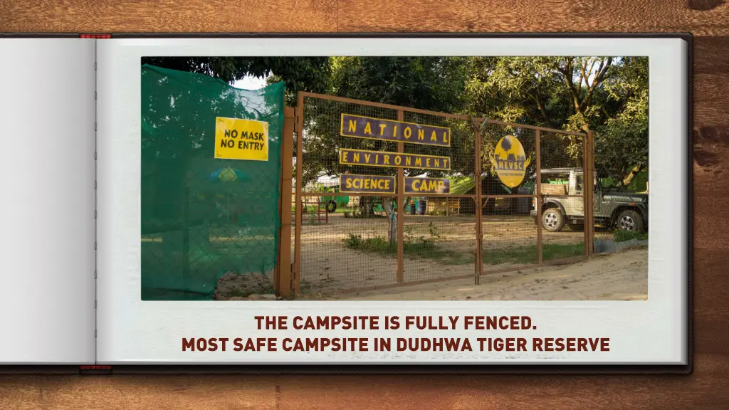 the campsite is fully fenced most safe campsite