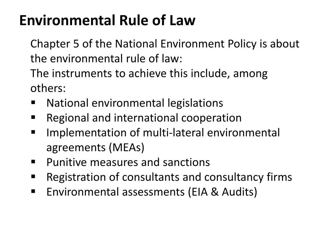 environmental rule of law