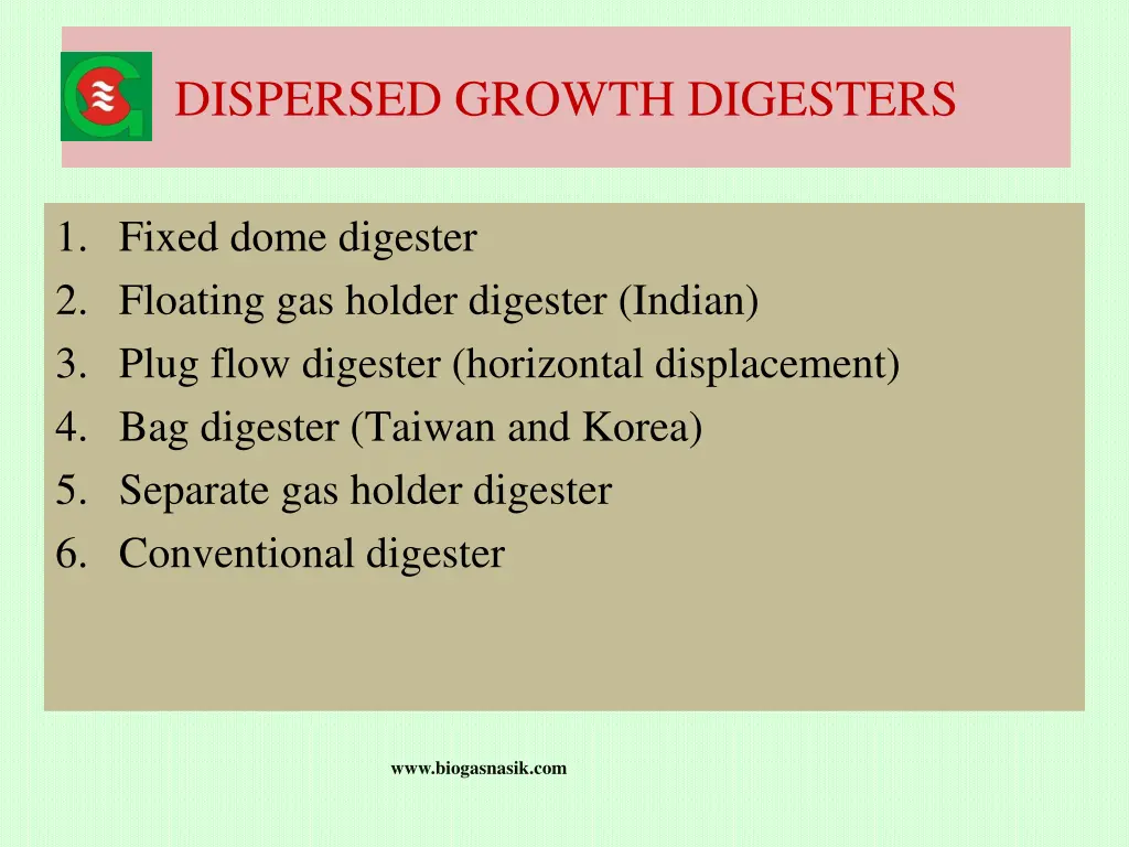 dispersed growth digesters