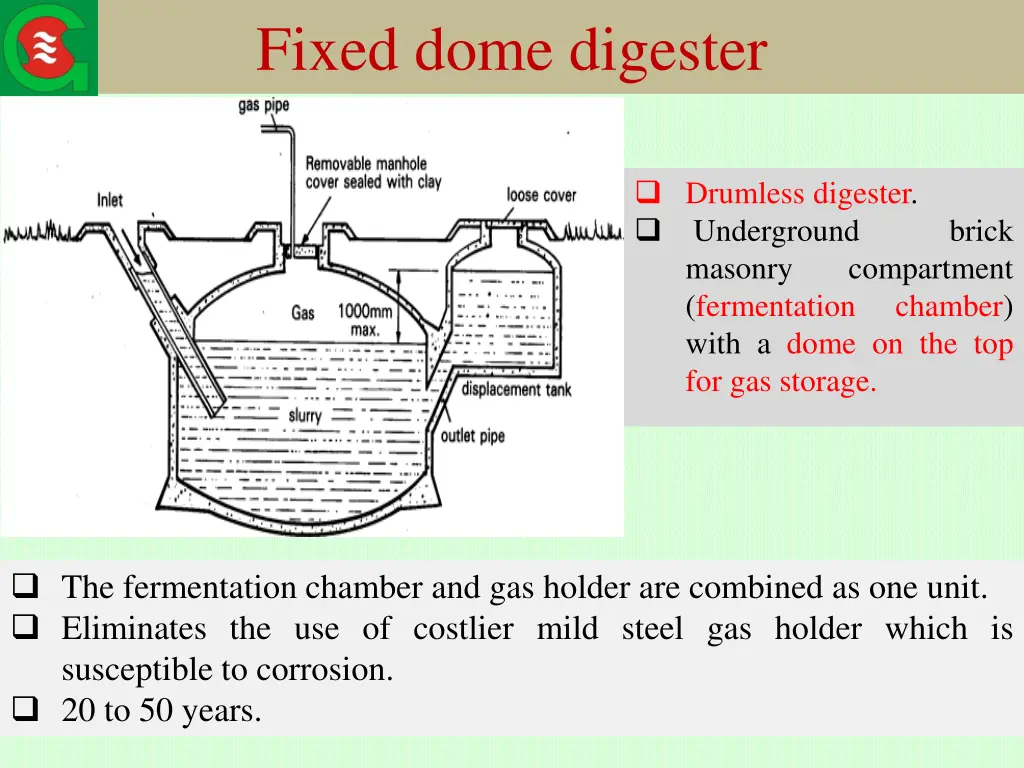 fixed dome digester