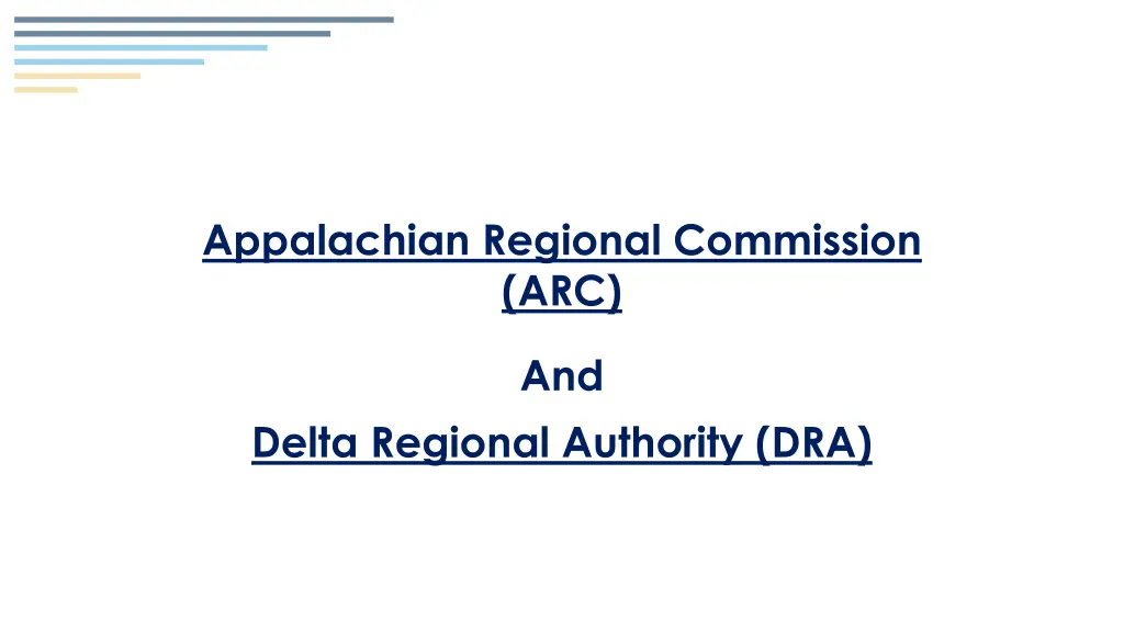 appalachian regional commission arc