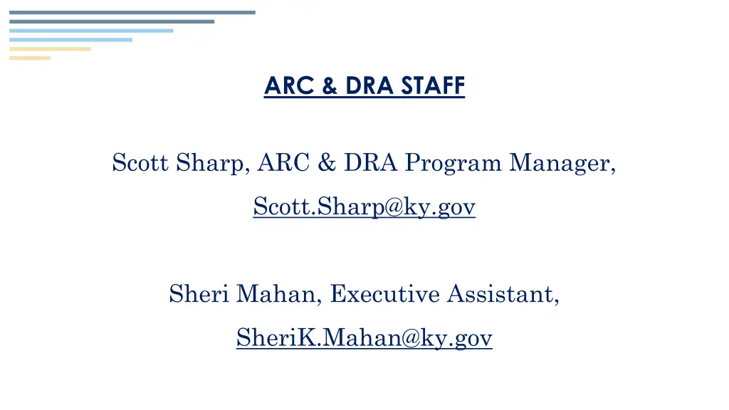 arc dra staff