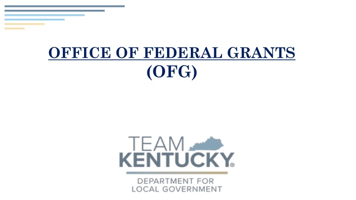 office of federal grants ofg