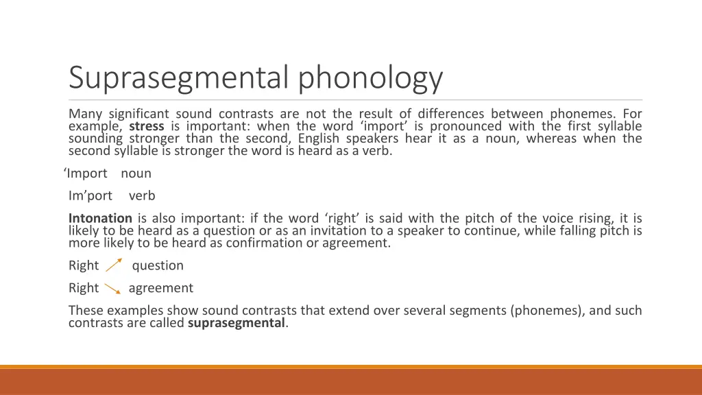 suprasegmental phonology