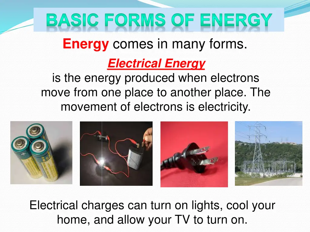 basic forms of energy