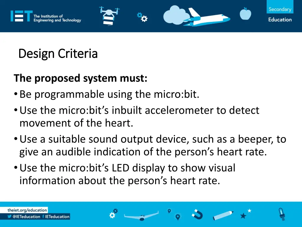 design criteria design criteria