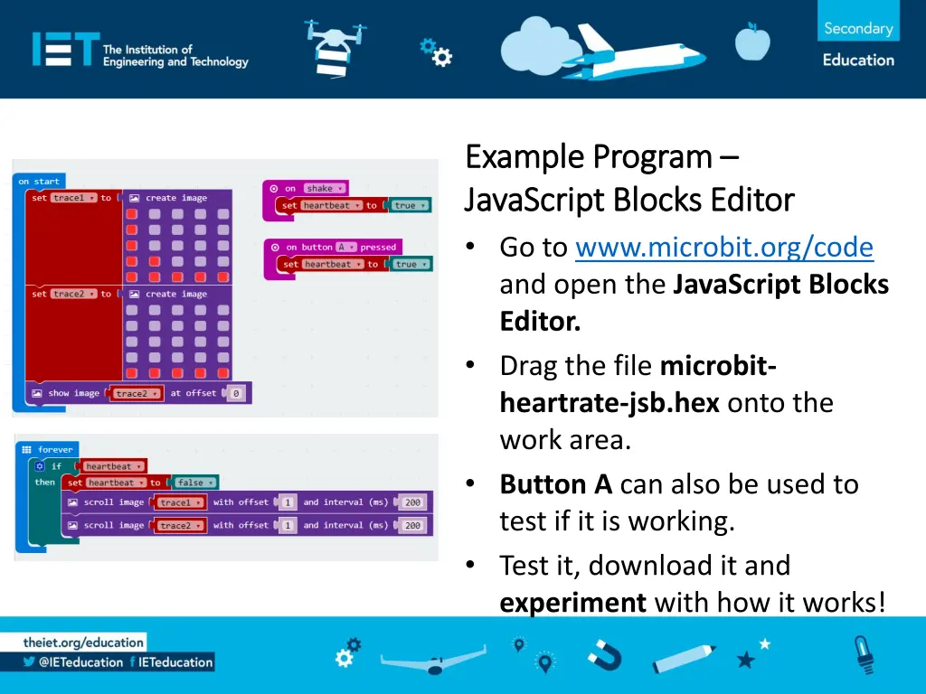 example program example program javascript blocks