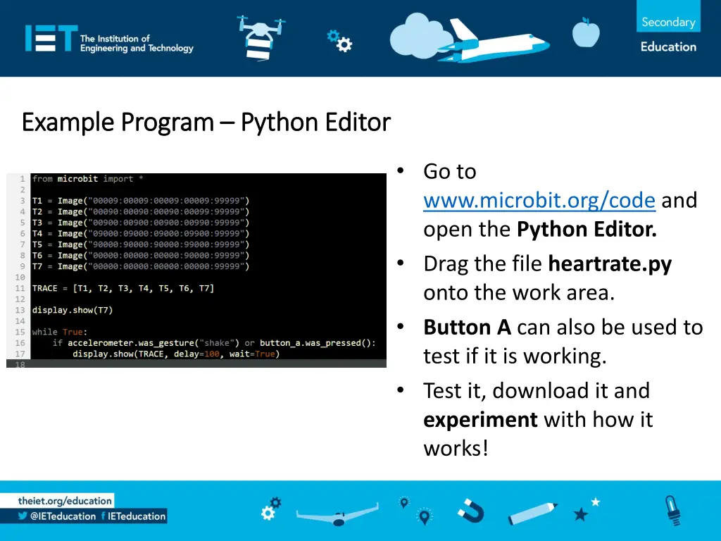 example program example program python editor