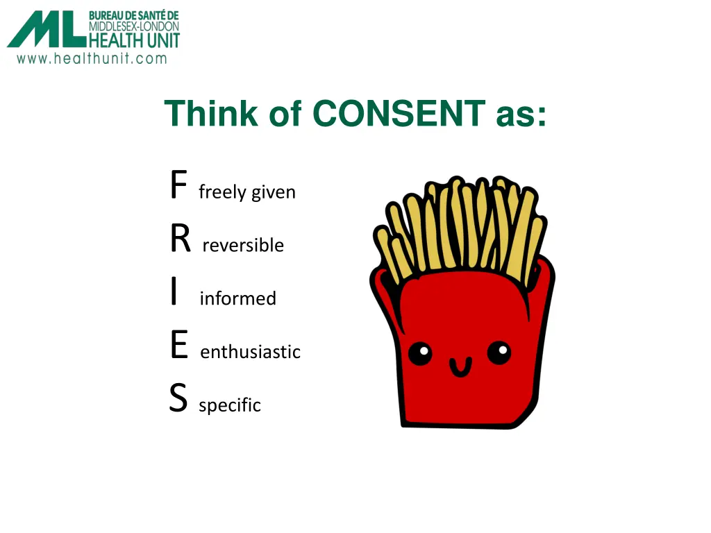 think of consent as