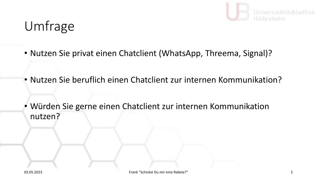 umfrage