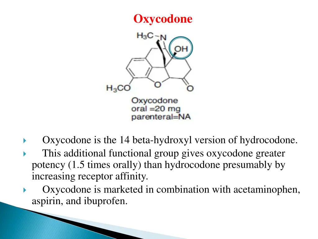 oxycodone