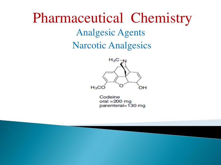 pharmaceutical chemistry analgesic agents