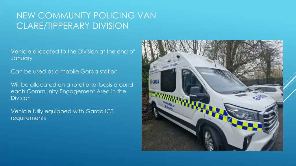 new community policing van clare tipperary