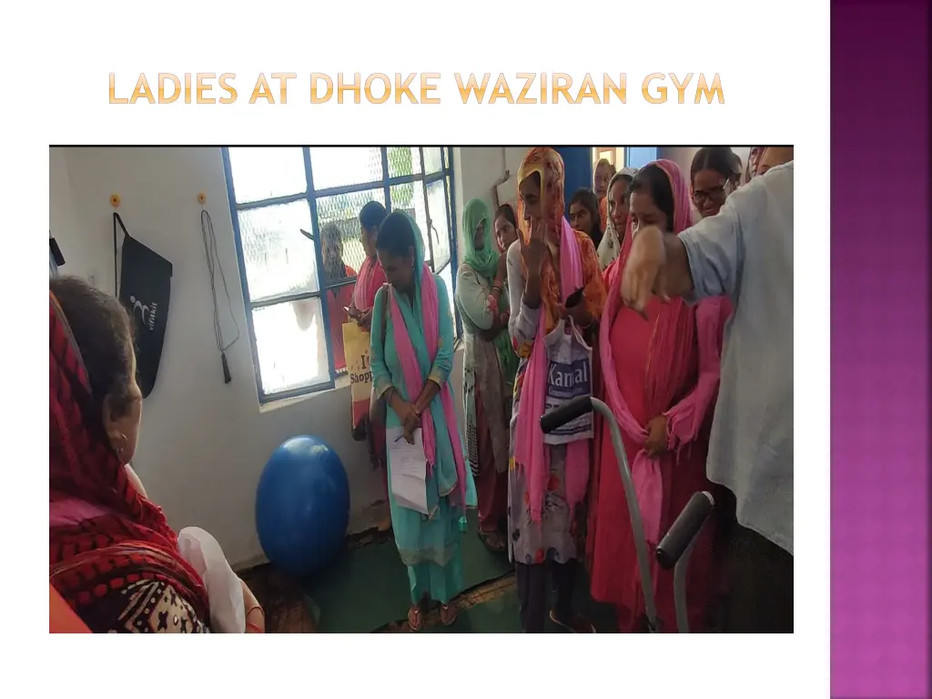 ladies at dhoke waziran gym