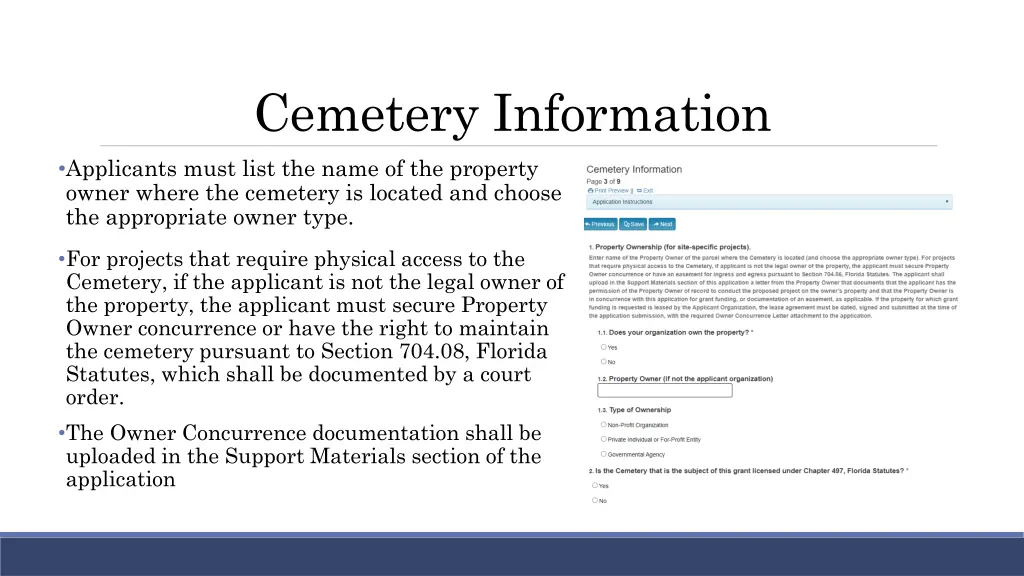 cemetery information