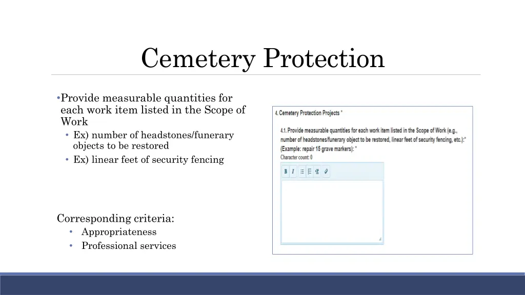 cemetery protection