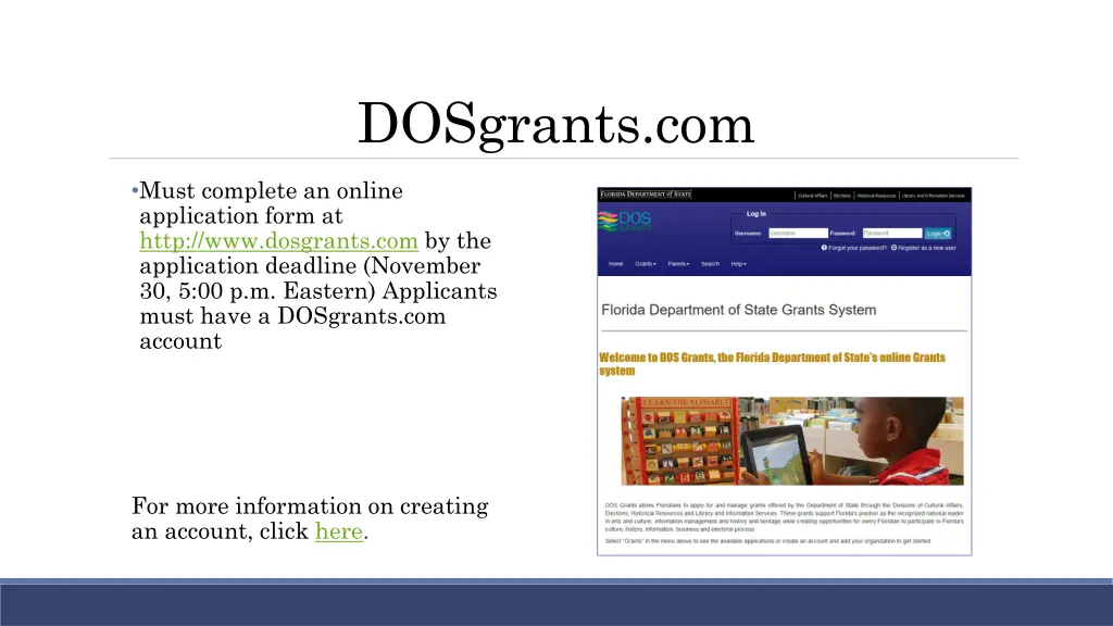 dosgrants com