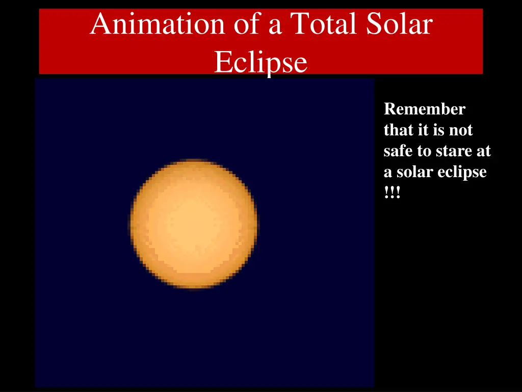 animation of a total solar eclipse