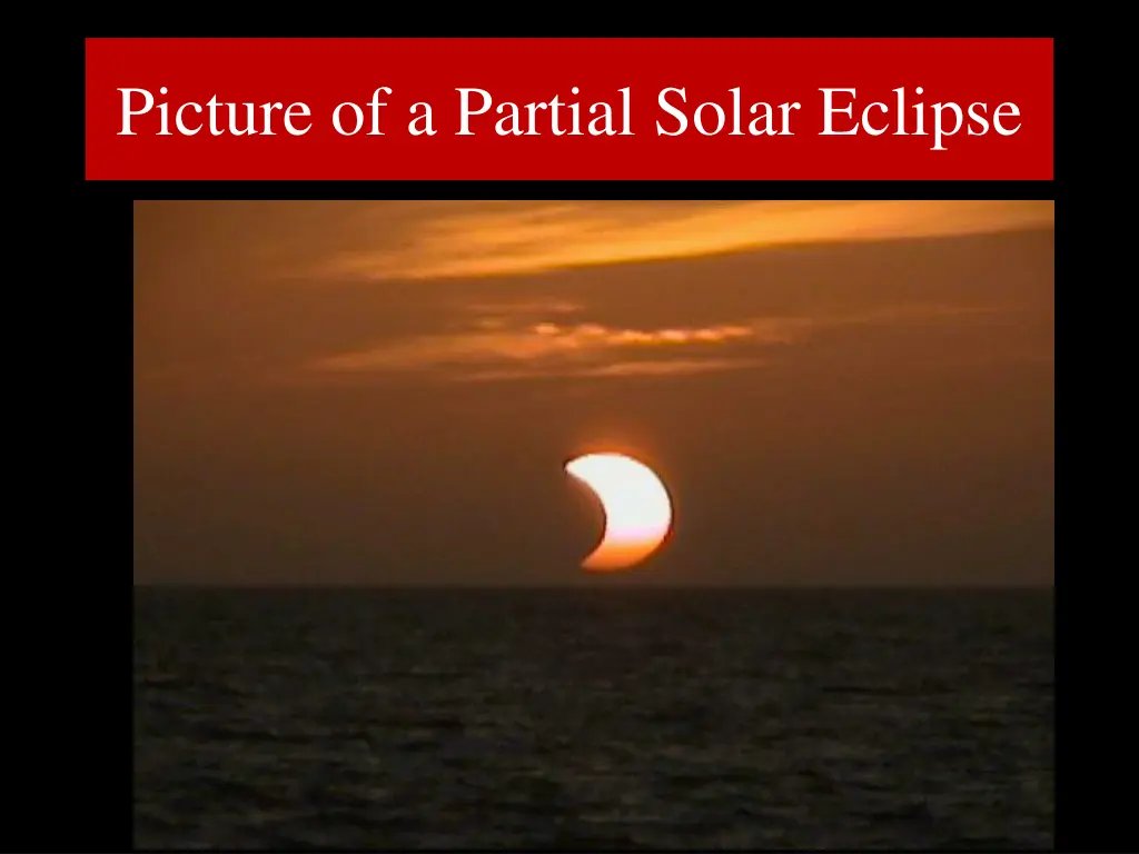 picture of a partial solar eclipse
