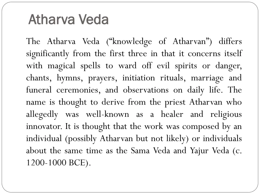 atharva atharva veda