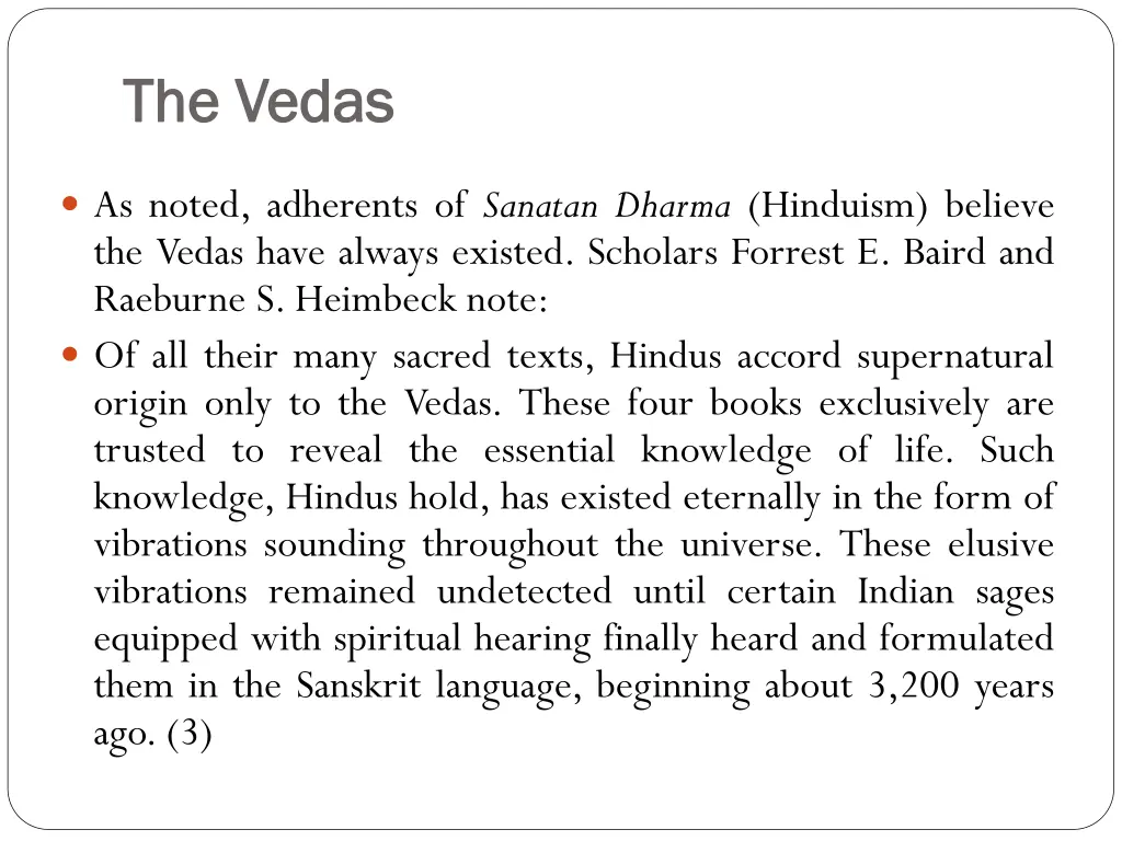 the vedas the vedas