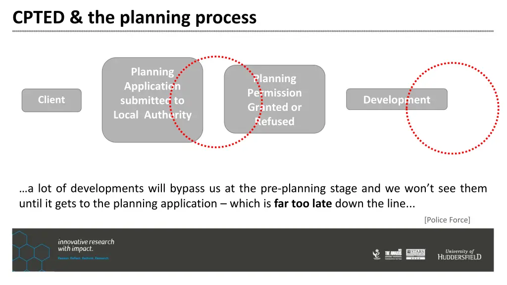 cpted the planning process