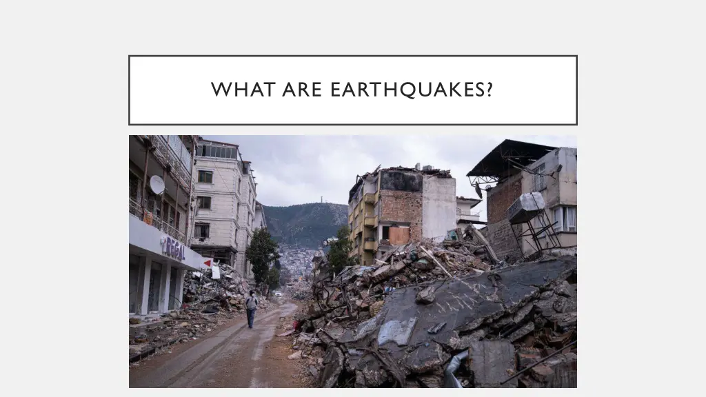 what are earthquakes