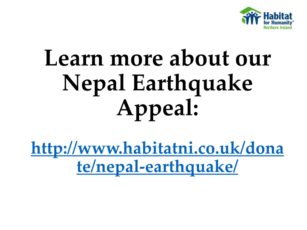 learn more about our nepal earthquake appeal