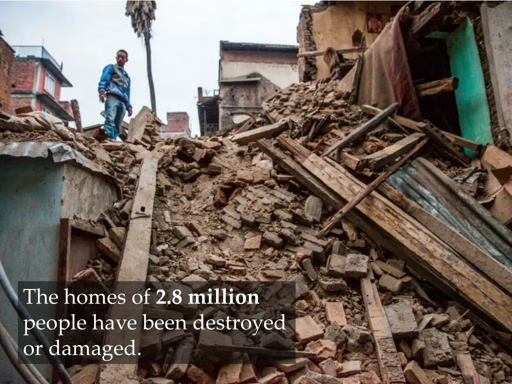 the homes of 2 8 million people have been