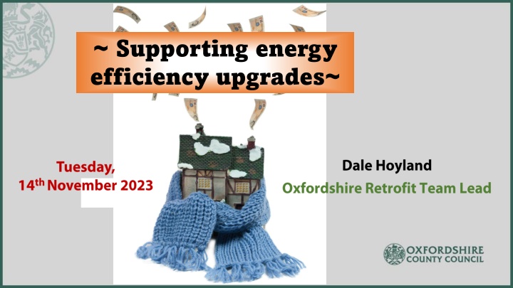 supporting energy efficiency upgrades