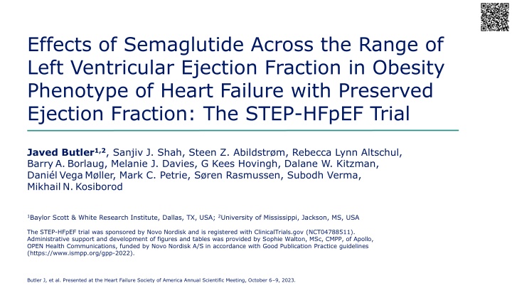 effects of semaglutide across the range of left