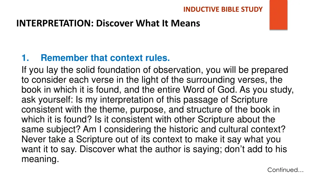 inductive bible study 10