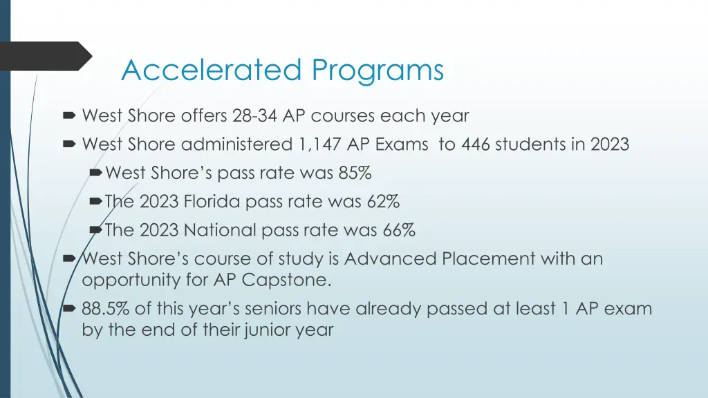 accelerated programs