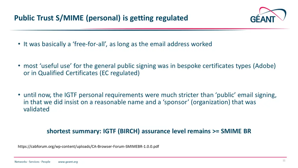 public trust s mime personal is getting regulated