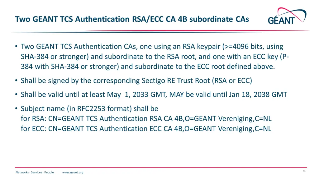two geant tcs authentication