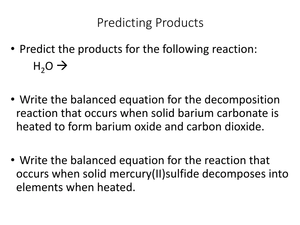 predicting products 1