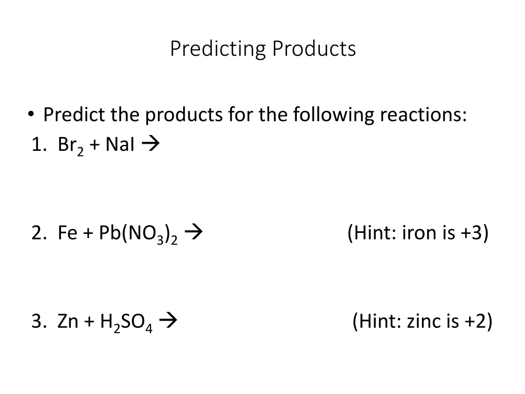 predicting products 2