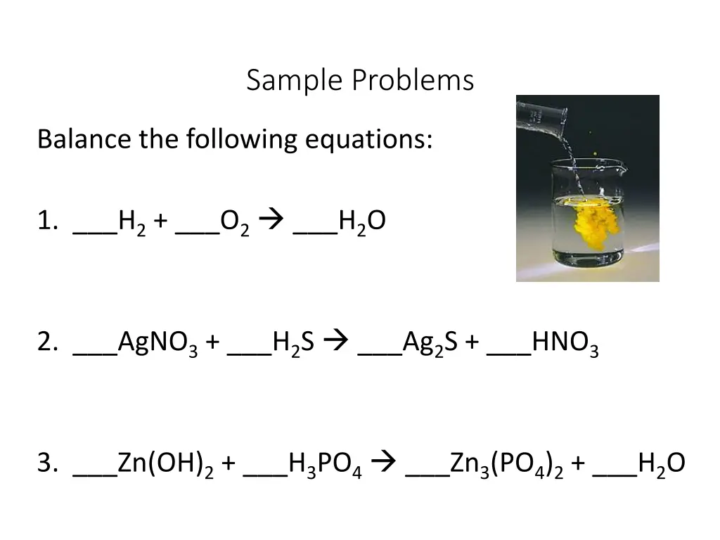 sample problems
