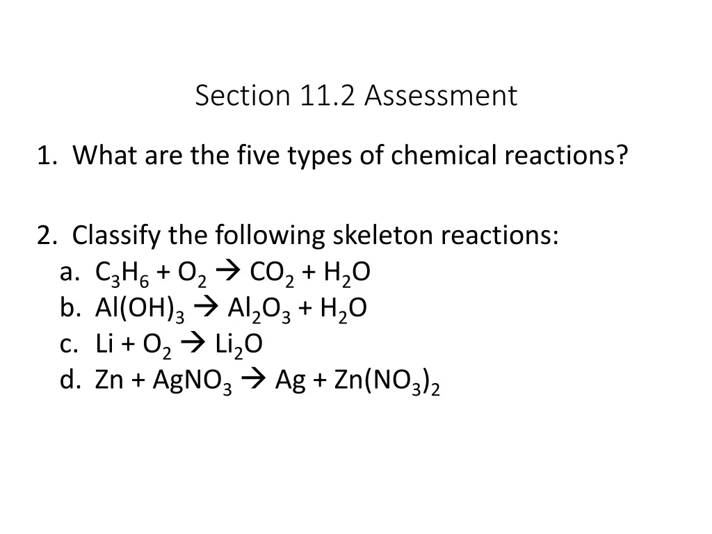 section 11 2 assessment