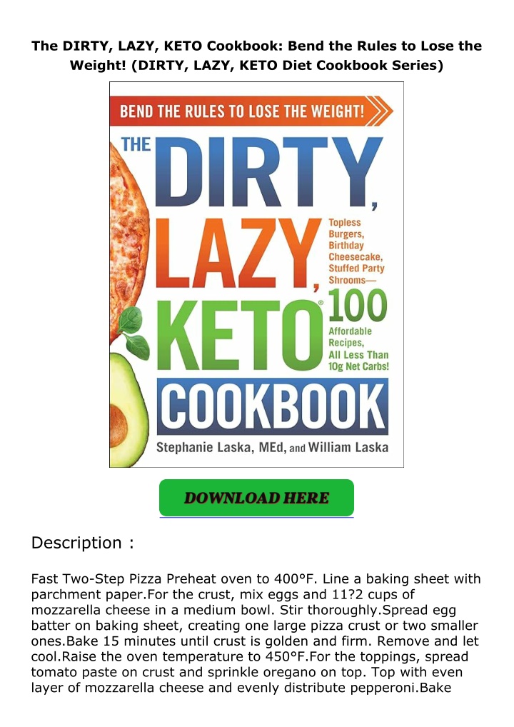 the dirty lazy keto cookbook bend the rules
