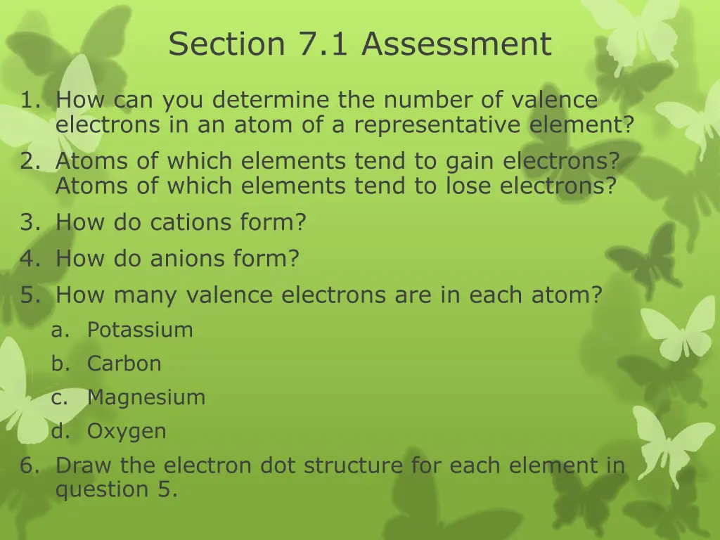 section 7 1 assessment