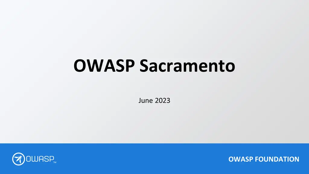 owasp sacramento