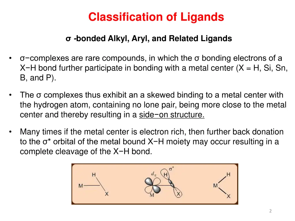 classification of ligands 1