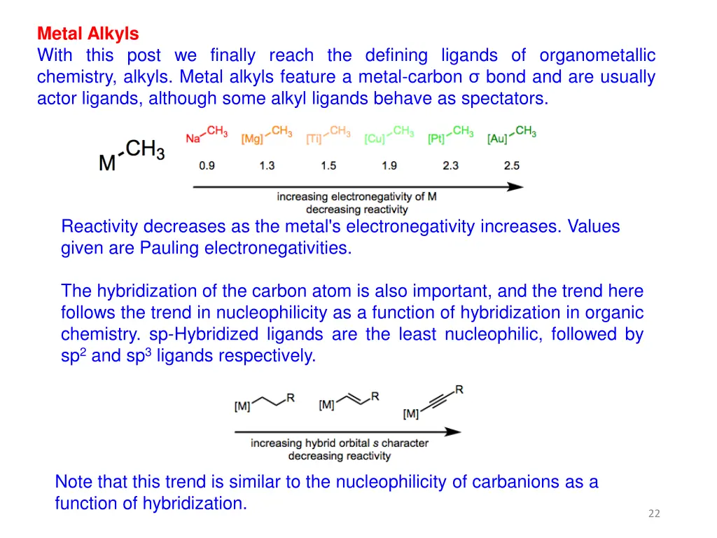 metal alkyls with this post we finally reach