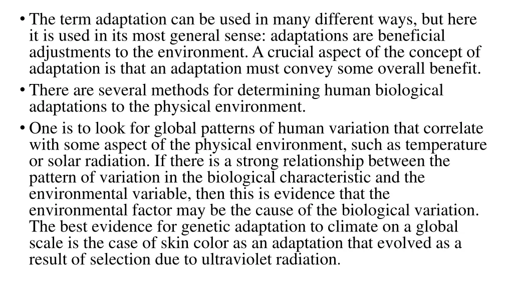 the term adaptation can be used in many different