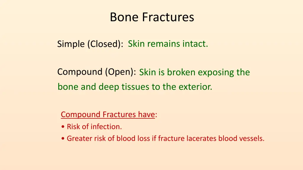 bone fractures