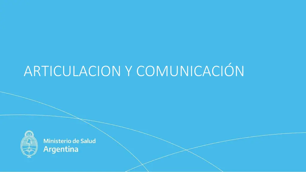 articulacion y comunicaci n